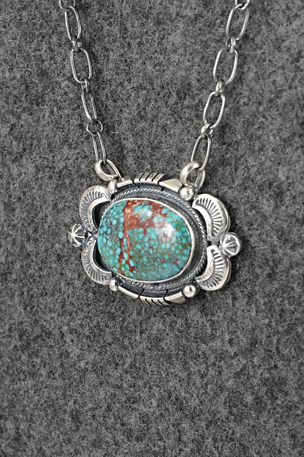 Turquoise & Sterling Silver Necklace - Daniel Benally