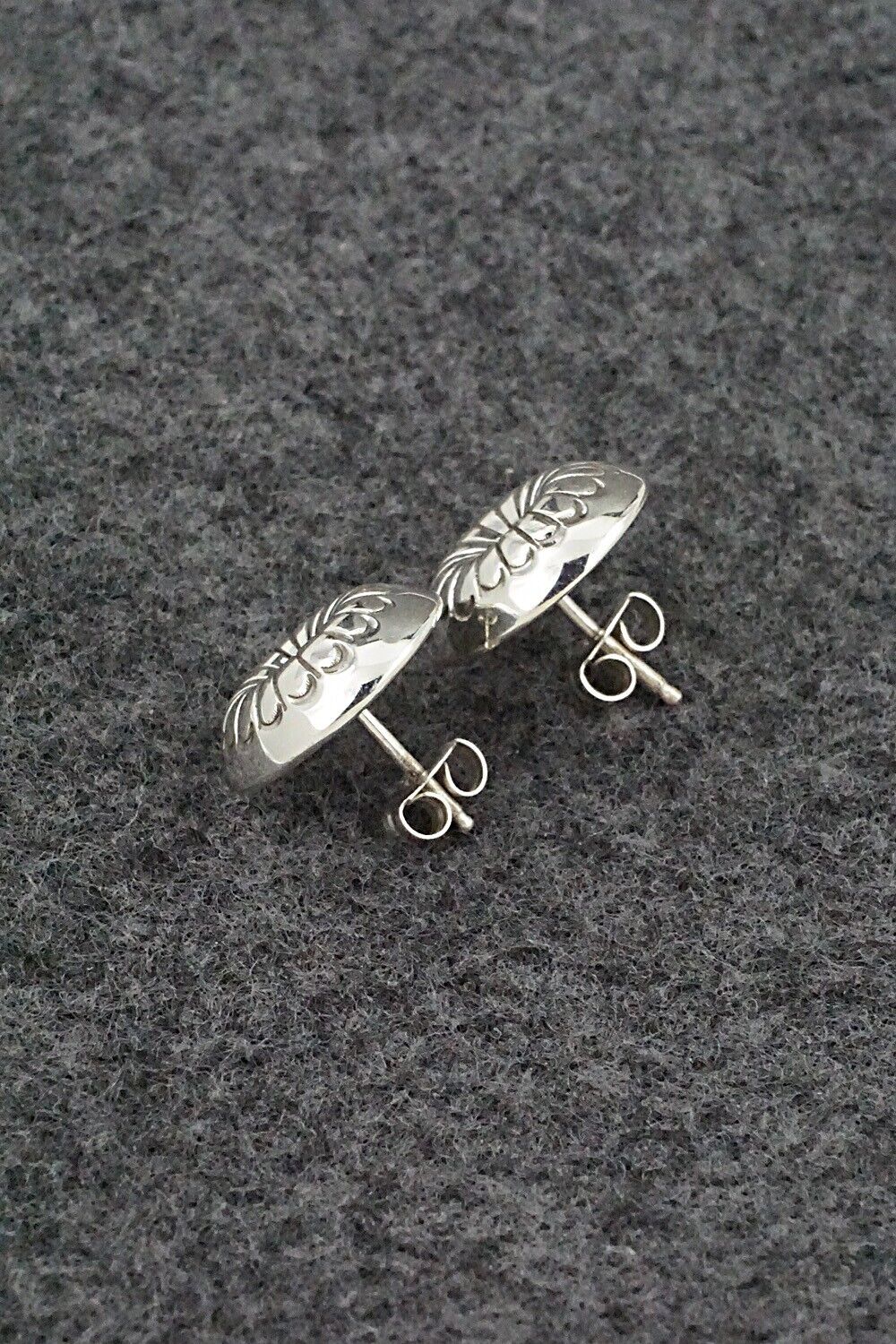 Sterling Silver Earrings - Marie Yazzie