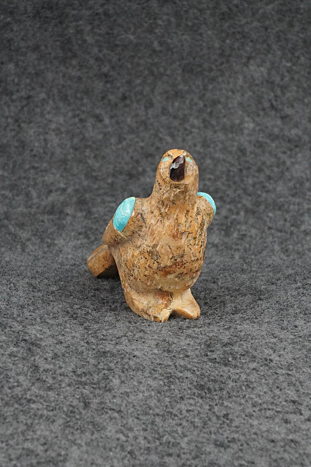 Quail Zuni Fetish Carving - Freddie Leekya