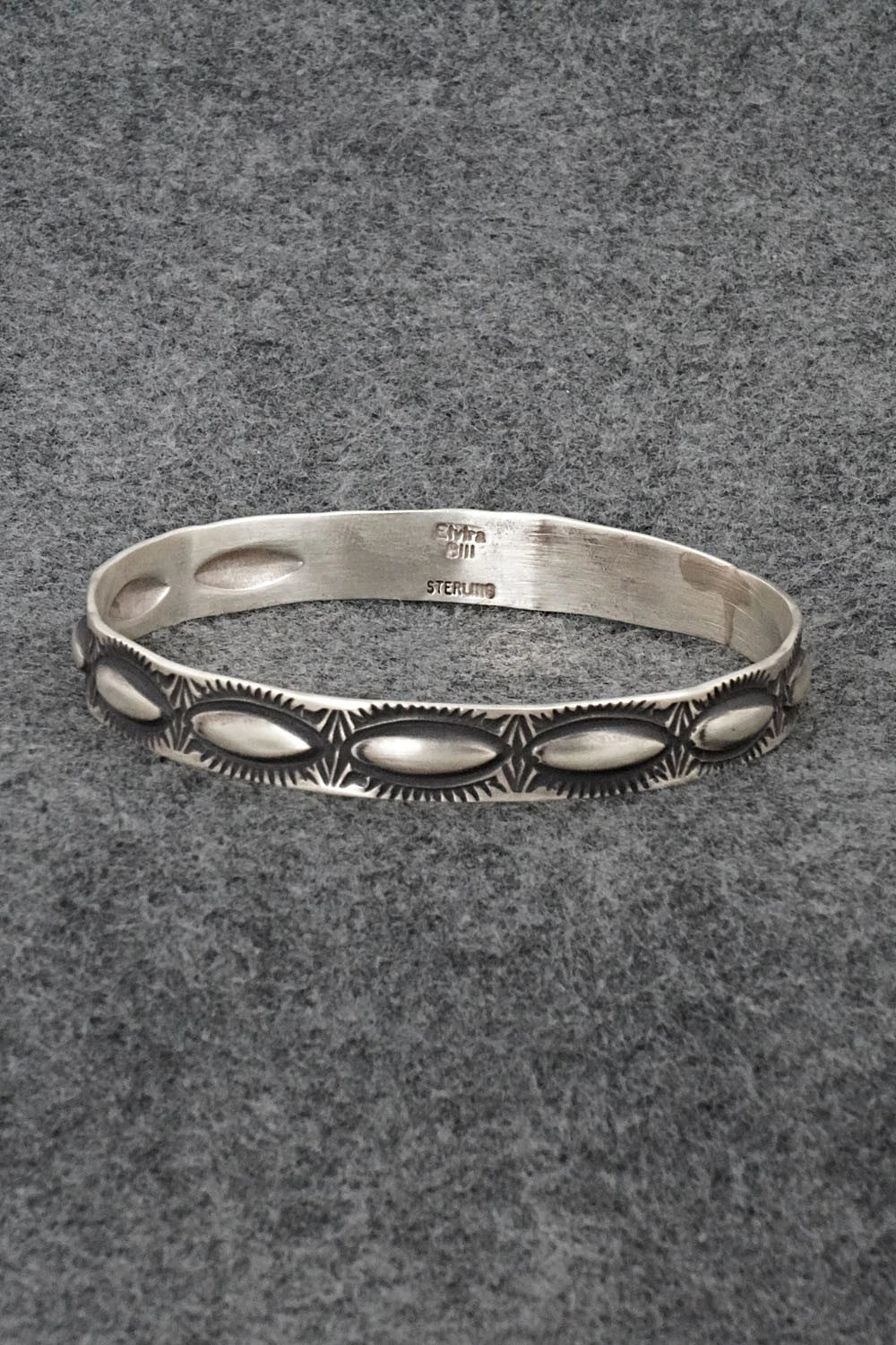 Sterling Silver Bangle Bracelet - Elvira Bill