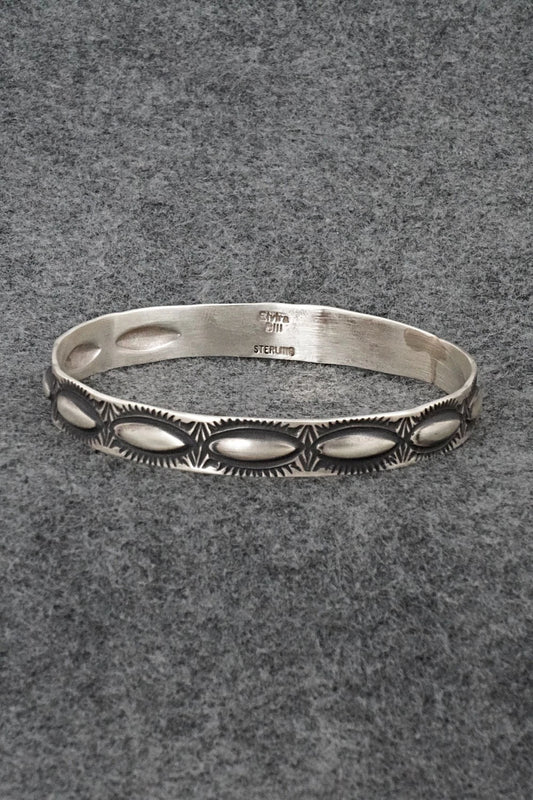 Sterling Silver Bangle Bracelet - Elvira Bill
