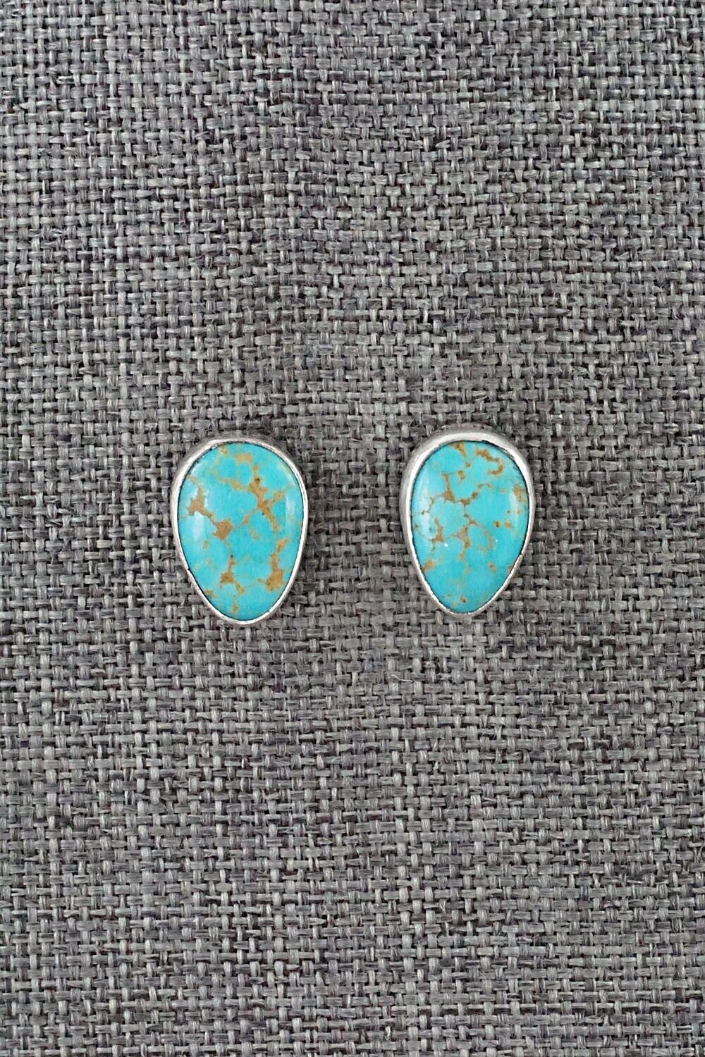 Turquoise & Sterling Silver Earrings - Marco Begaye