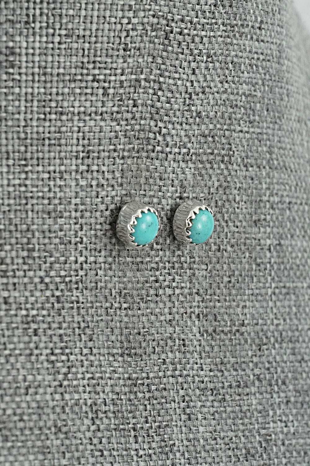 Turquoise & Sterling Silver Earrings - Betty Hawthorne