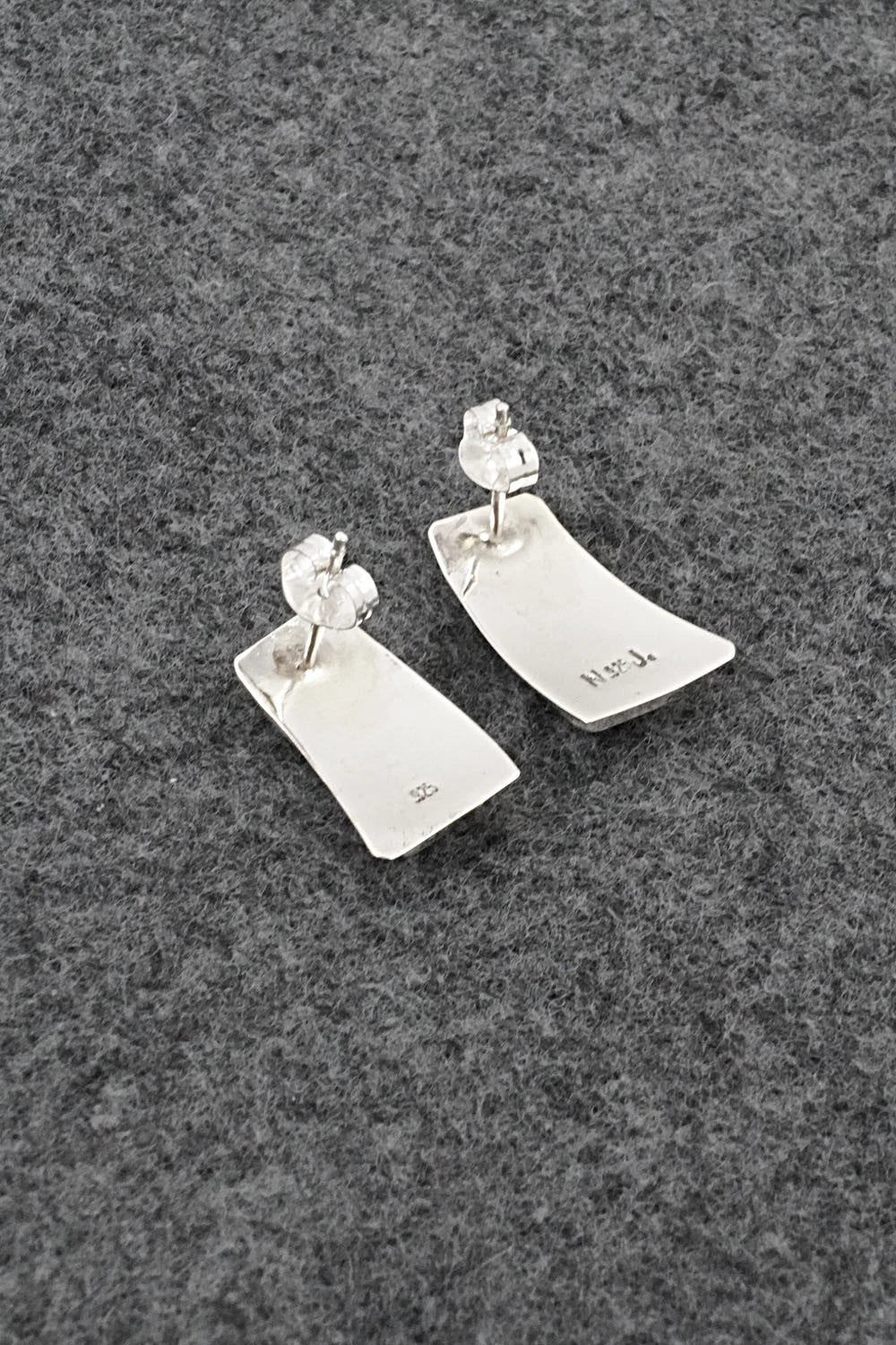 Opalite & Sterling Silver Earrings - Nathaniel Johnson