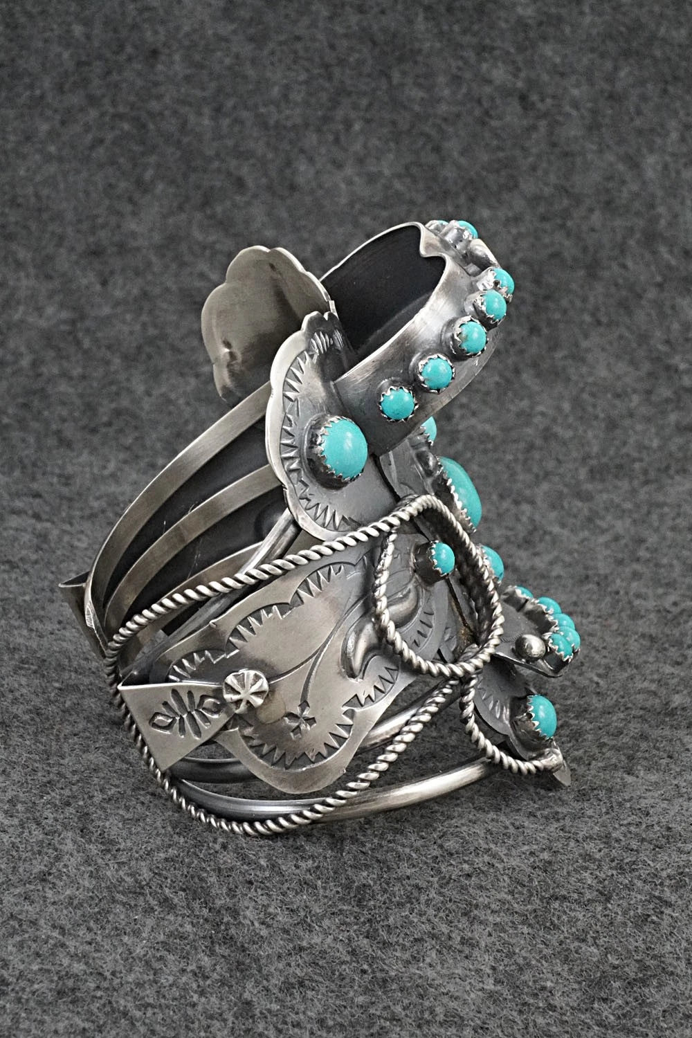 Turquoise & Sterling Silver Bracelet - Tim Yazzie