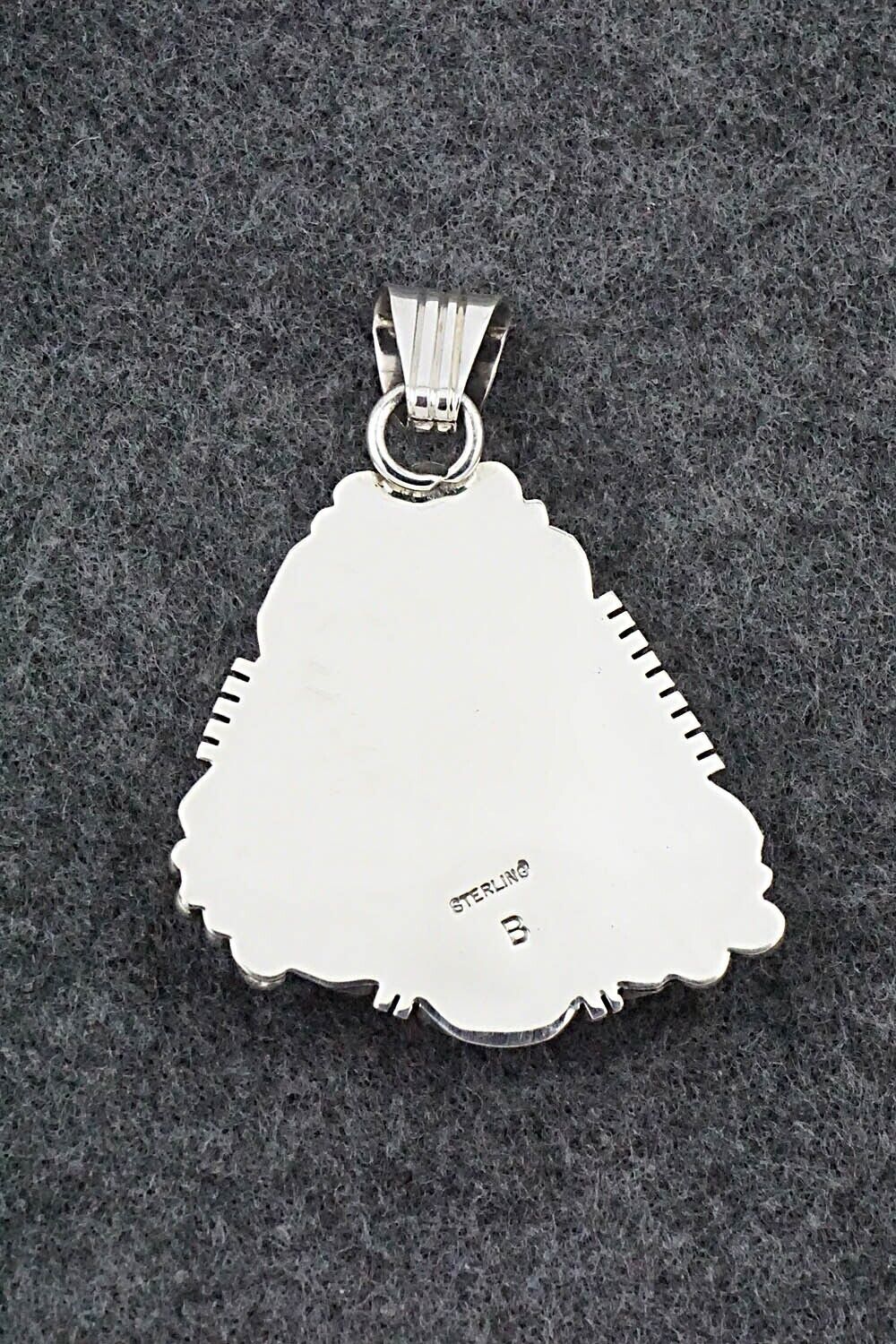Charoite & Sterling Silver Pendant - Daniel Benally