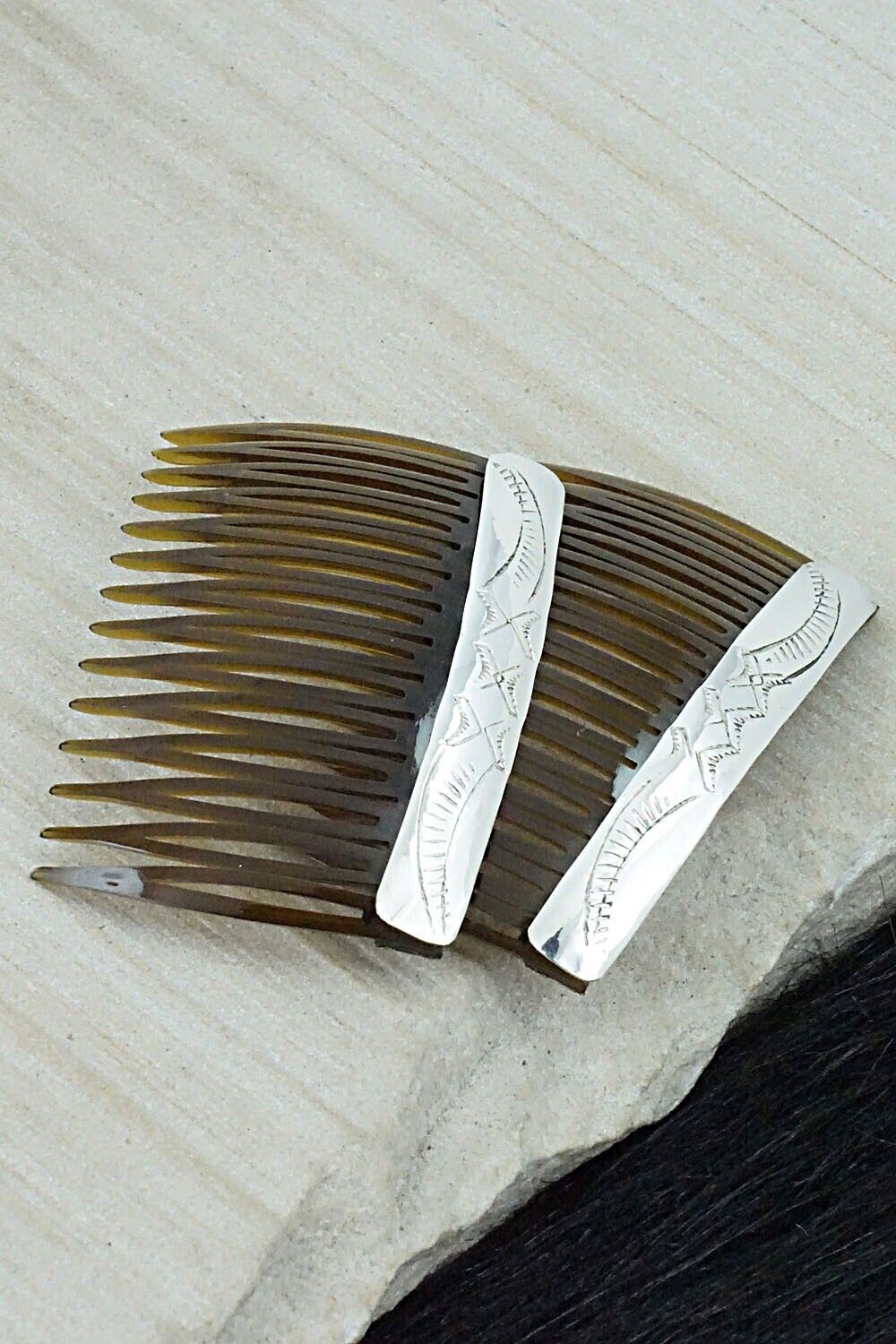 Sterling Silver Hair Combs - Randall Dalgai