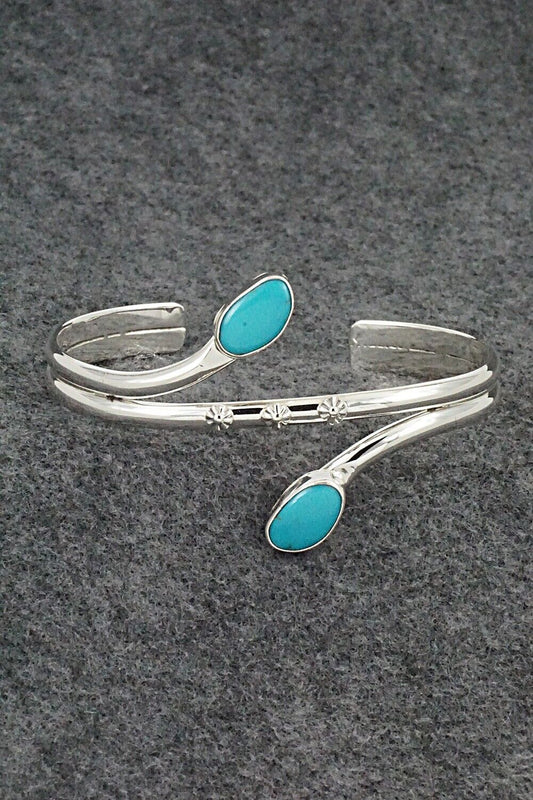 Turquoise & Sterling Silver Bracelet - Thomas Yazzie