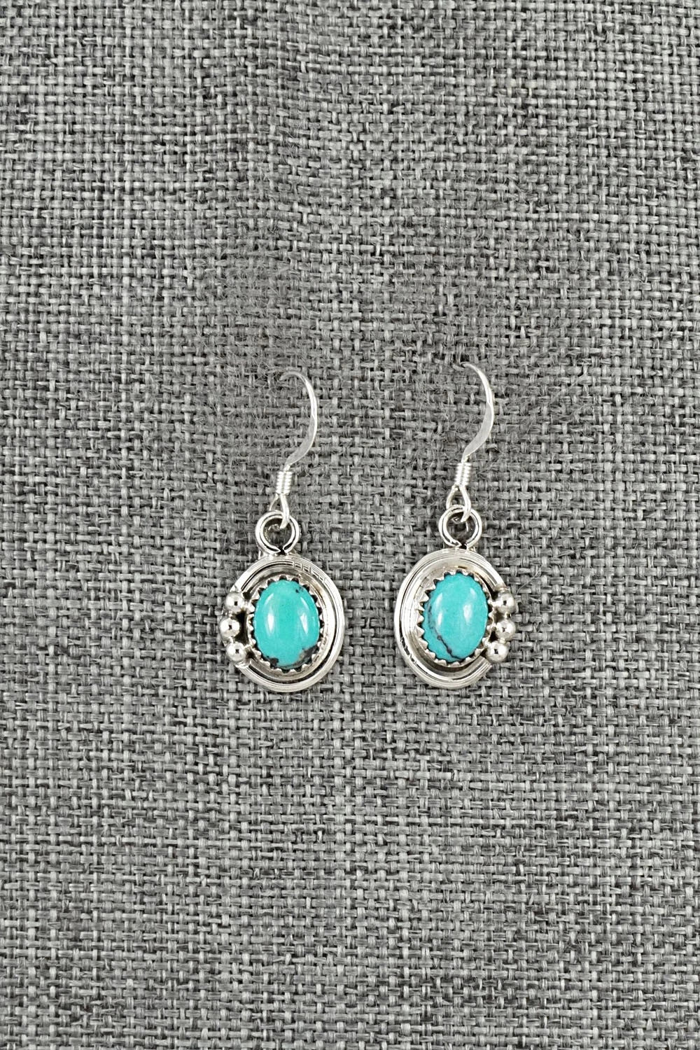 Turquoise & Sterling Silver Earrings - Rita Largo
