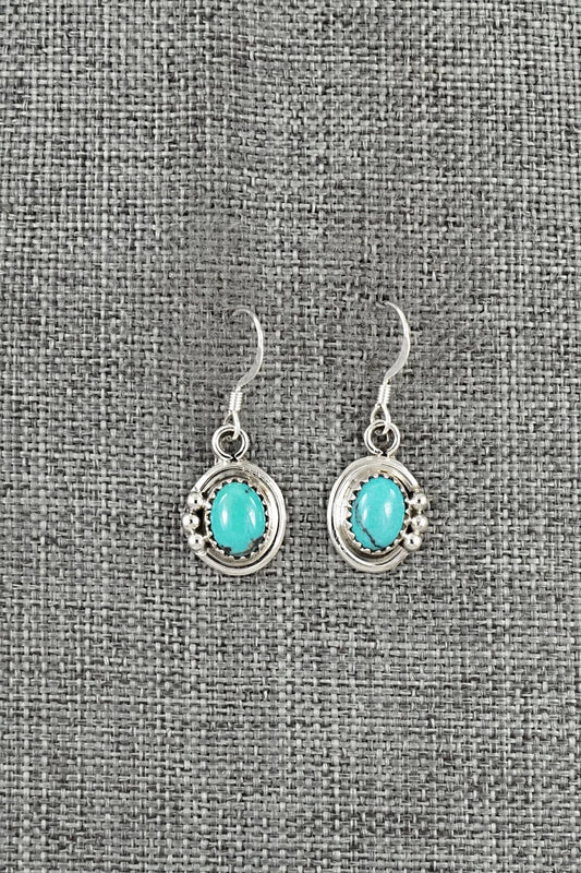 Turquoise & Sterling Silver Earrings - Rita Largo