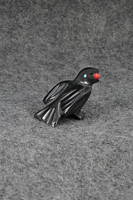 Crow Zuni Fetish Carving - Calvert Bowannie