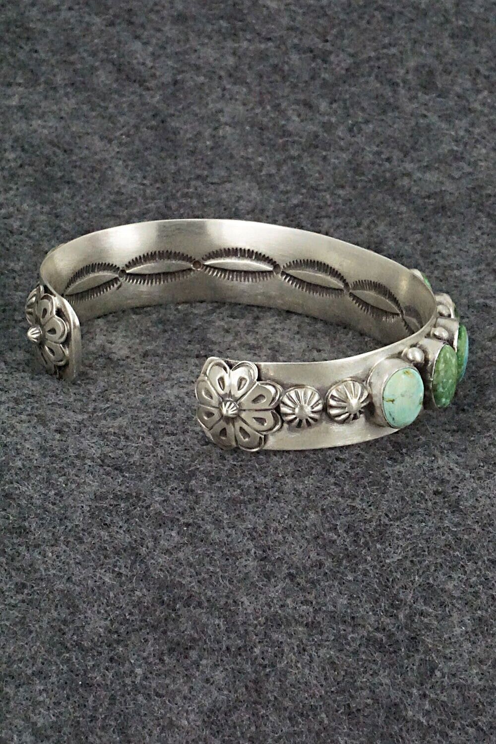 Turquoise & Sterling Silver Bracelet - Tom Lewis