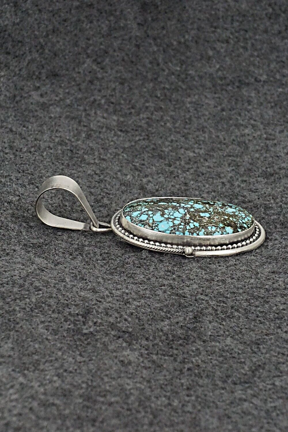 Turquoise & Sterling Silver Pendant - Daniel Benally