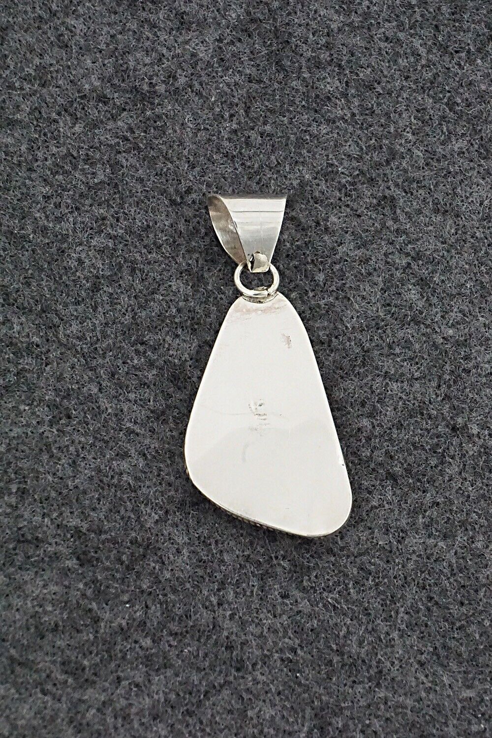 White Buffalo & Sterling Silver Pendant - Ernest Hawthorne