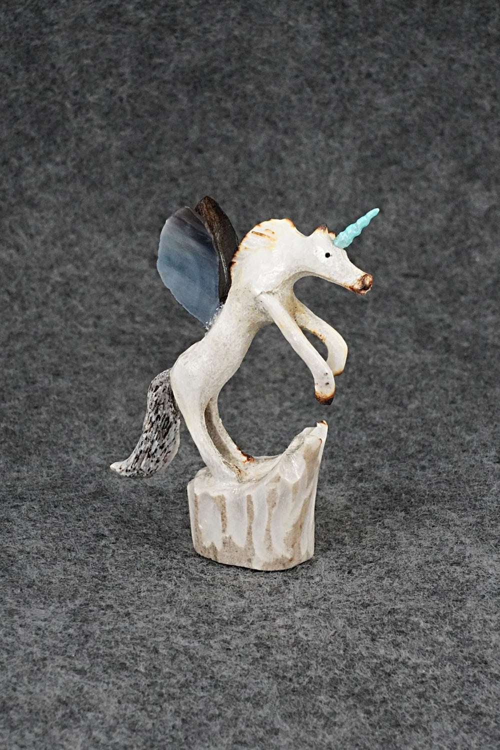Unicorn Zuni Fetish Carving - Ruben Najera