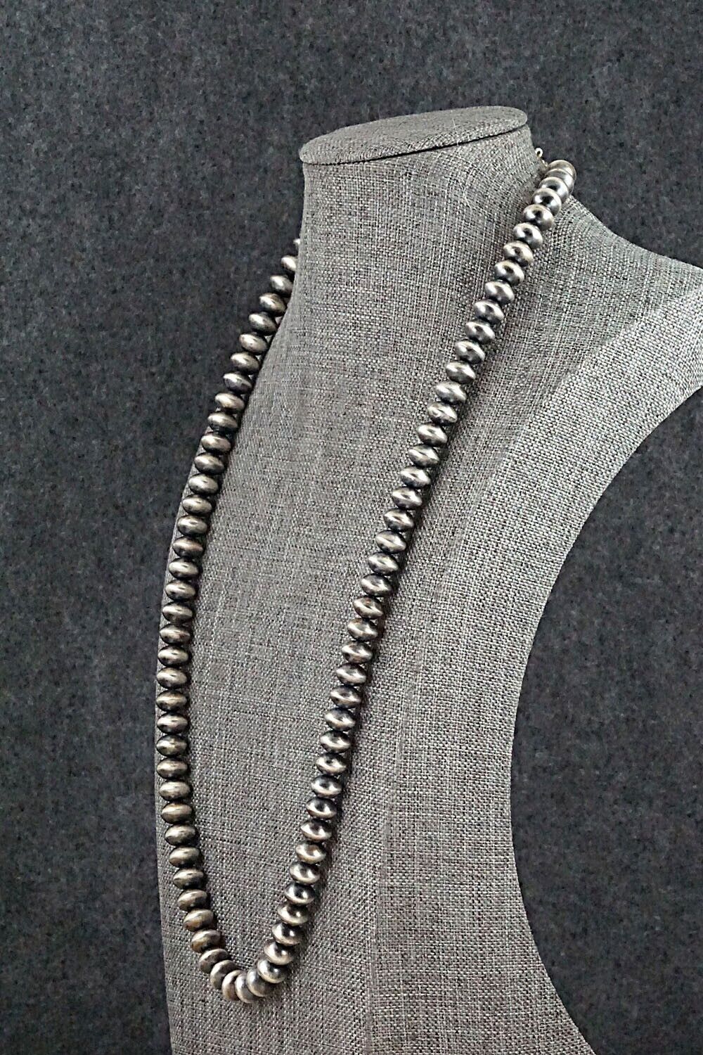 Sterling Silver Navajo Pearl Necklace - Jan Mariano