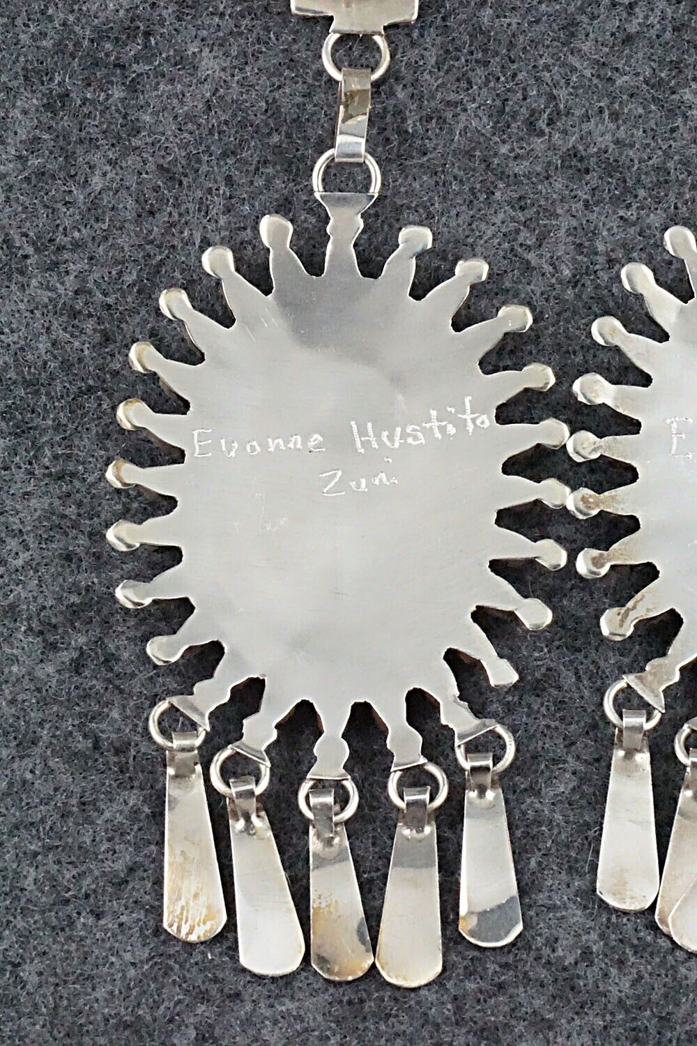 Turquoise & Sterling Silver Earrings - Evonne Hustito