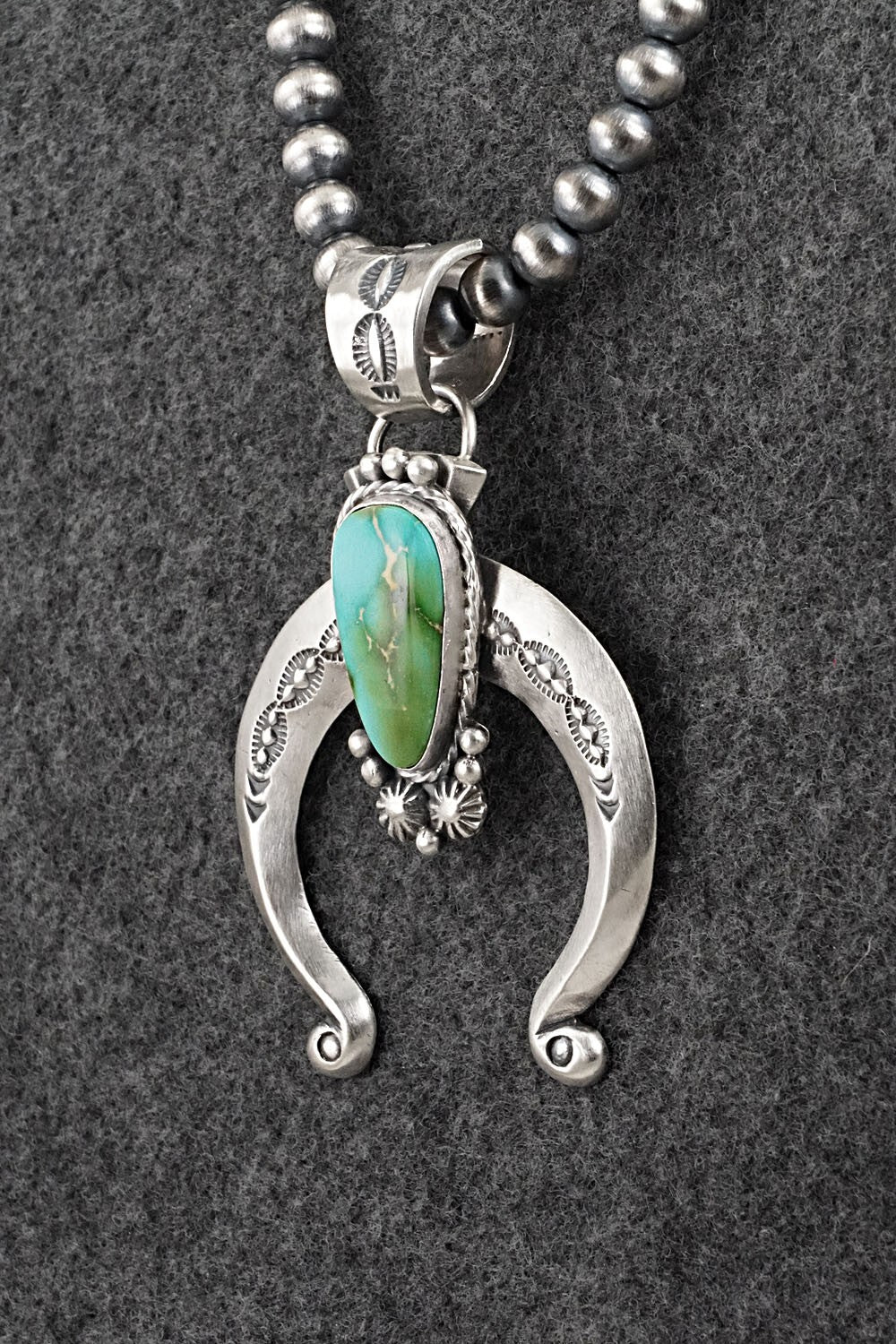 Turquoise & Sterling Silver Necklace - Samuel Yellowhair