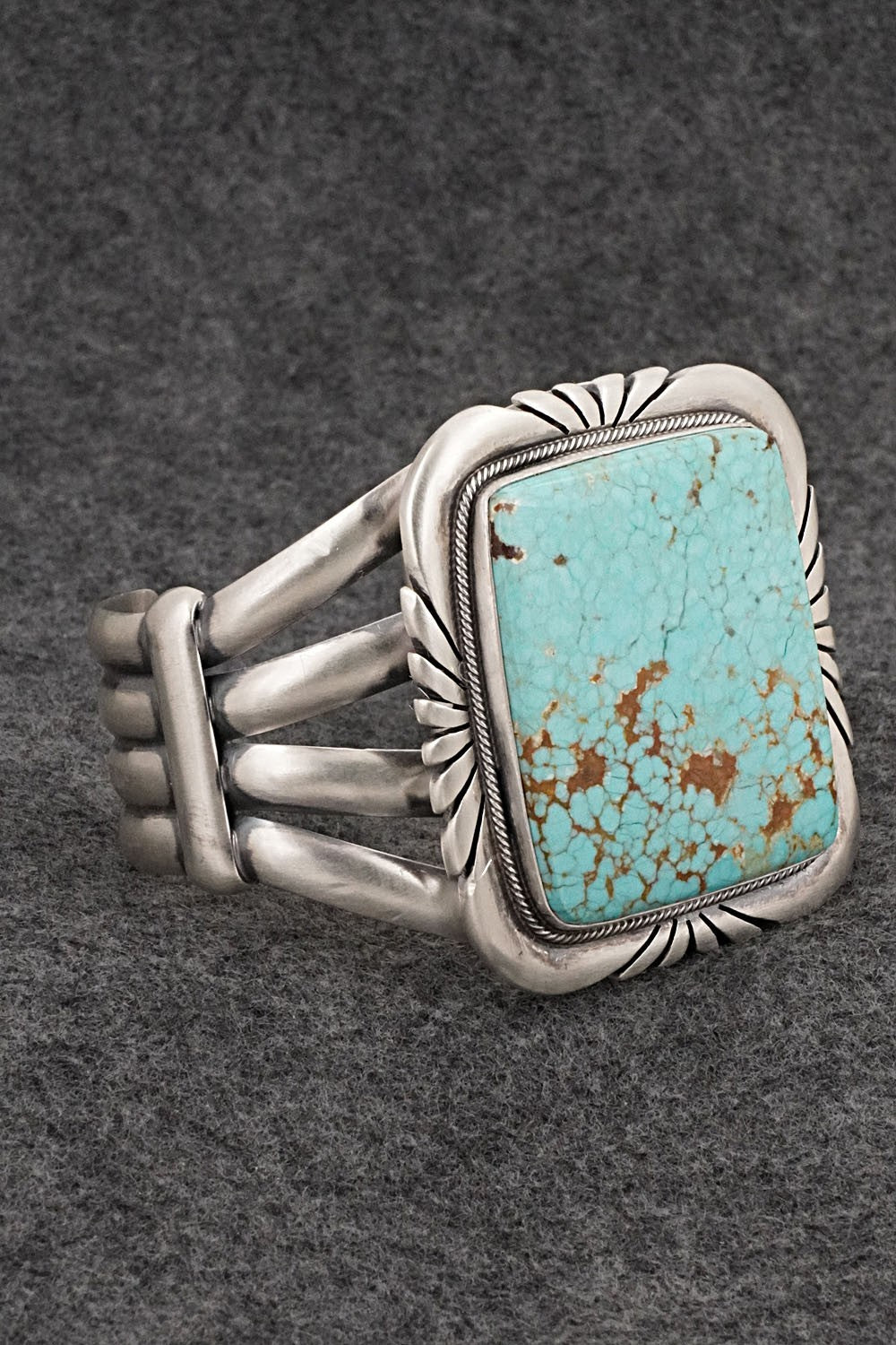 Turquoise & Sterling Silver Bracelet - Mark Yazzie