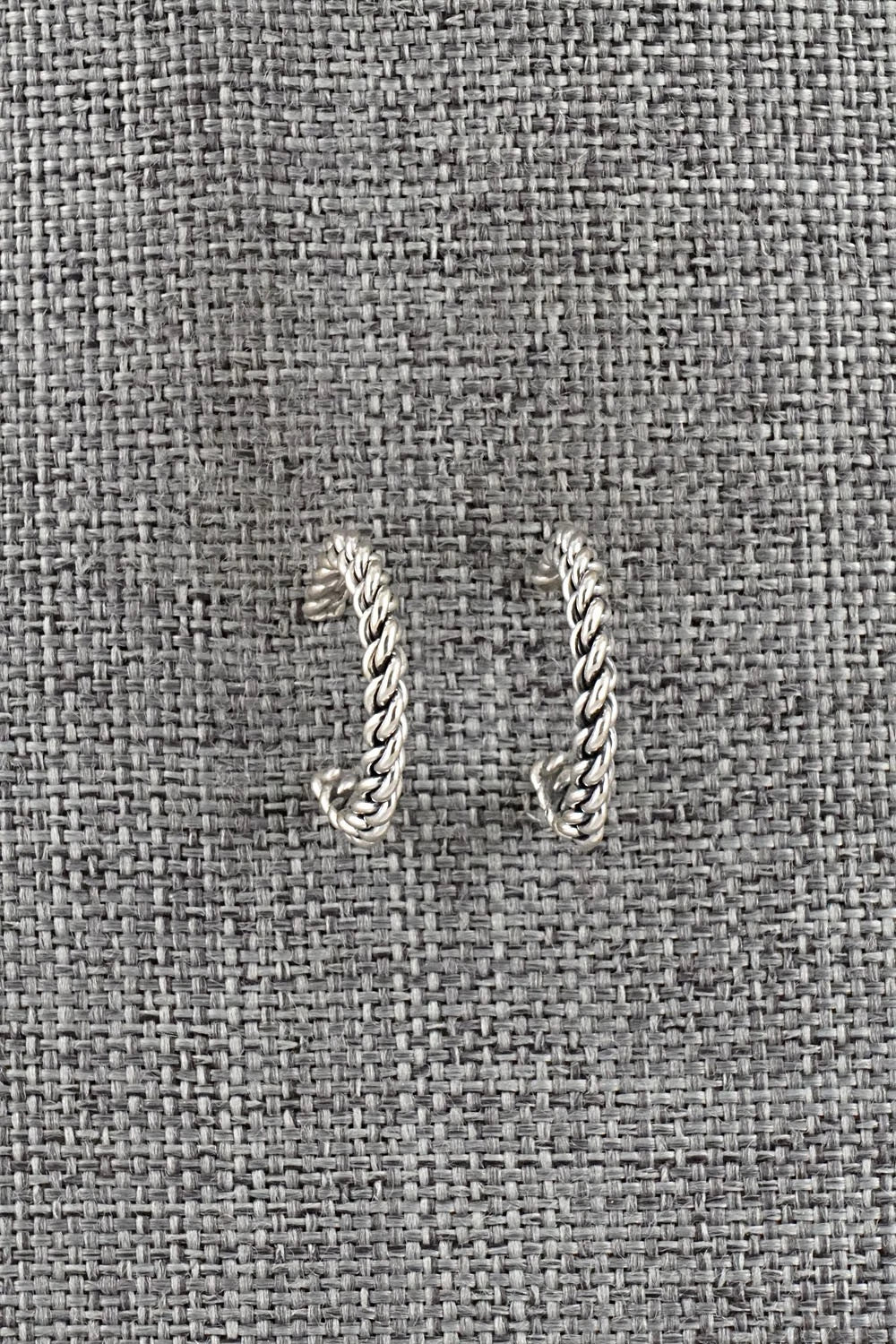 Sterling Silver Hoop Earrings - Elaine Tahe