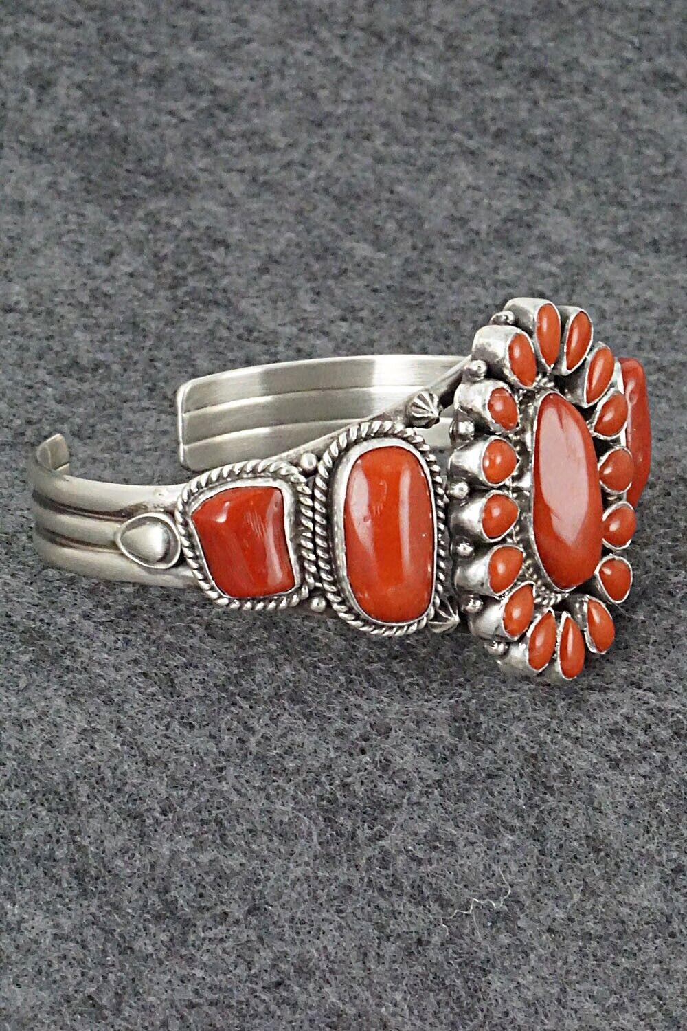 Coral & Sterling Silver Bracelet - Derrick Gordon
