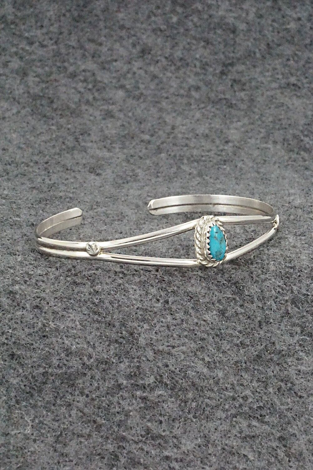 Turquoise & Sterling Silver Bracelet - Elton Cadman