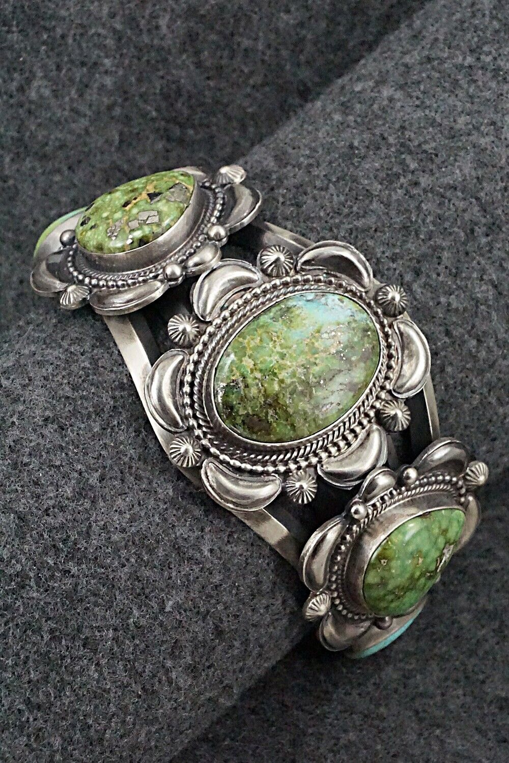 Turquoise & Sterling Silver Bracelet - Tom Lewis