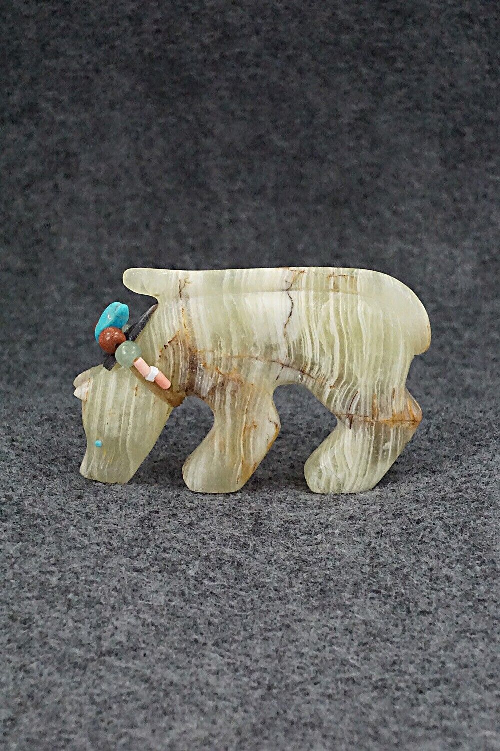 Mountain Lion Zuni Fetish Carving - Douglas Martza