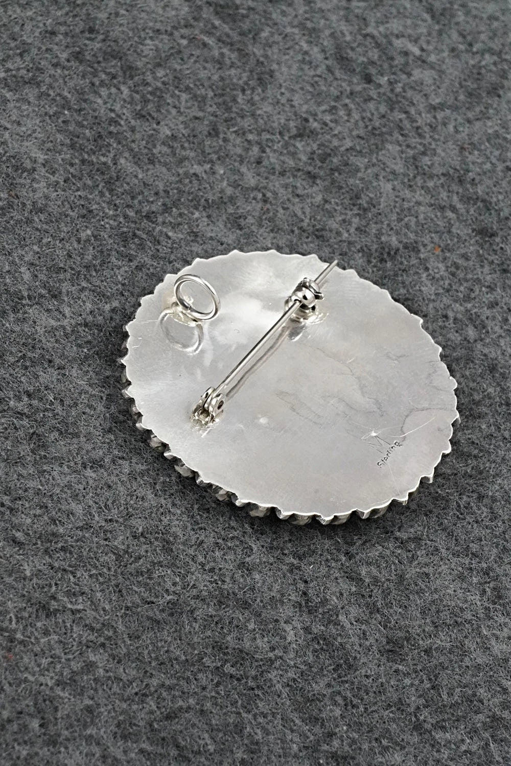 Turquoise & Sterling Silver Squash Blossom Set - Gerald Mitchell