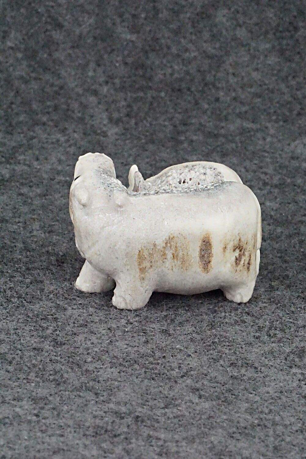 Hippos Zuni Fetish Carving - Maxx Laate