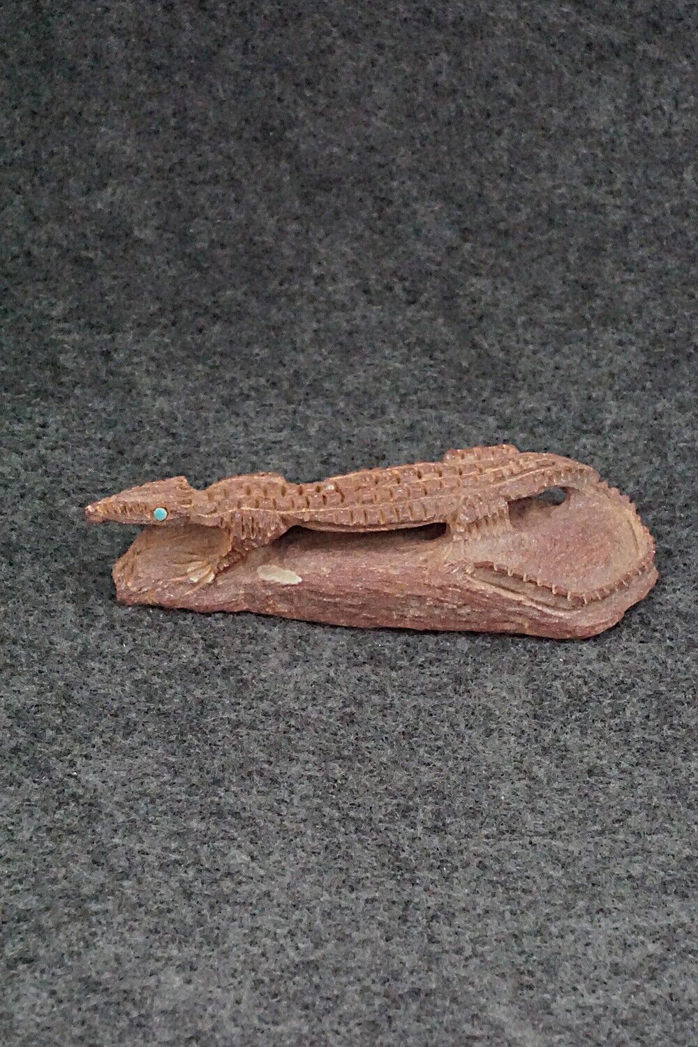 Lizard Zuni Fetish Carving - Jensen Charlie