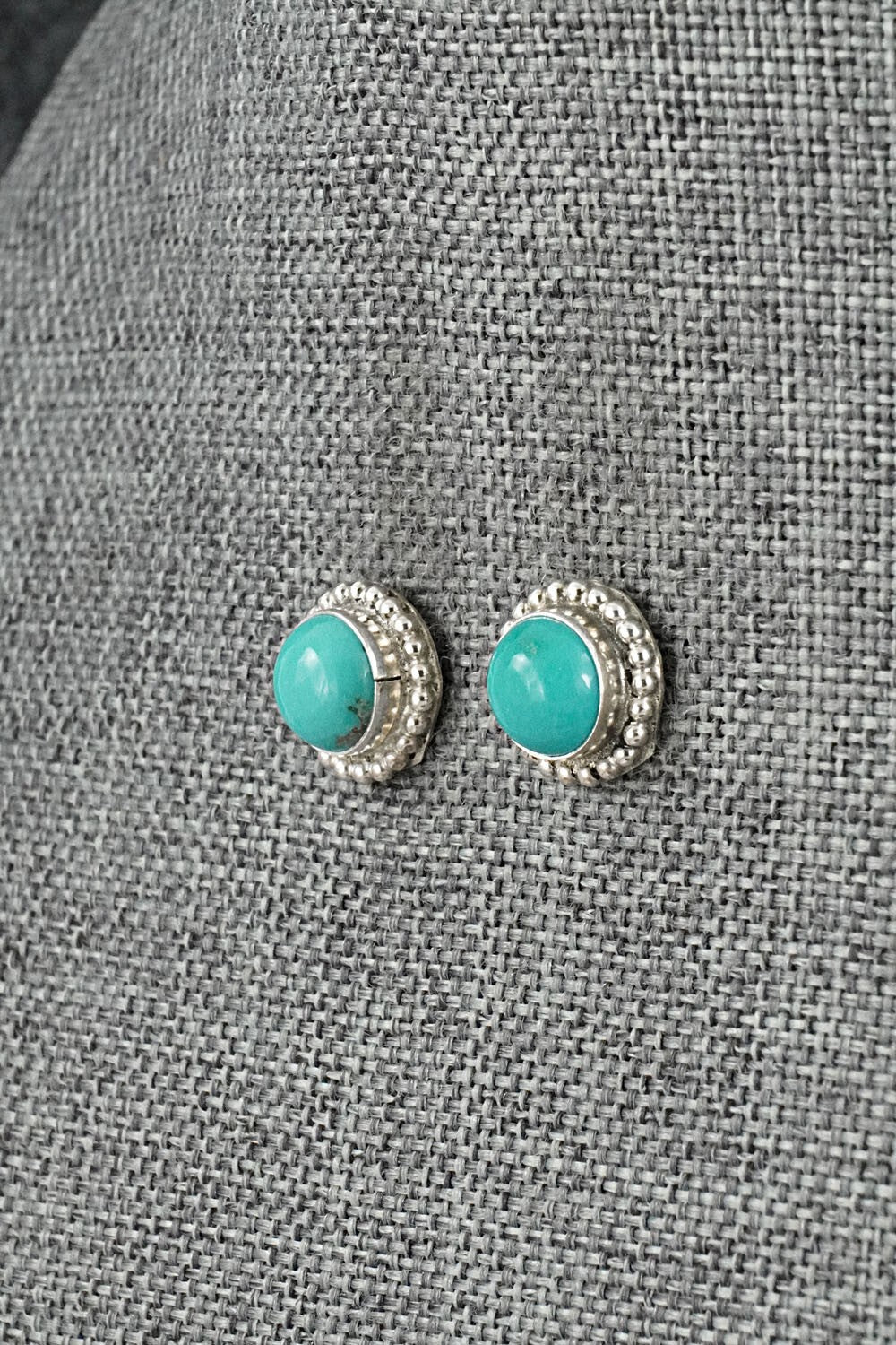 Turquoise & Sterling Silver Earrings - Byron Begay