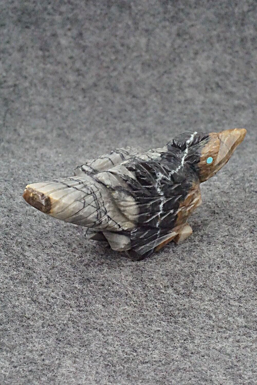 Roadrunner Zuni Fetish Carving - Tony Mackel