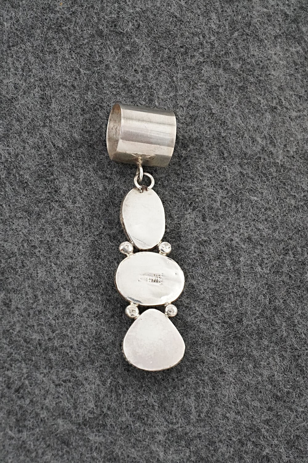 Turquoise & Sterling Silver Pendant - Ernest Hawthorne