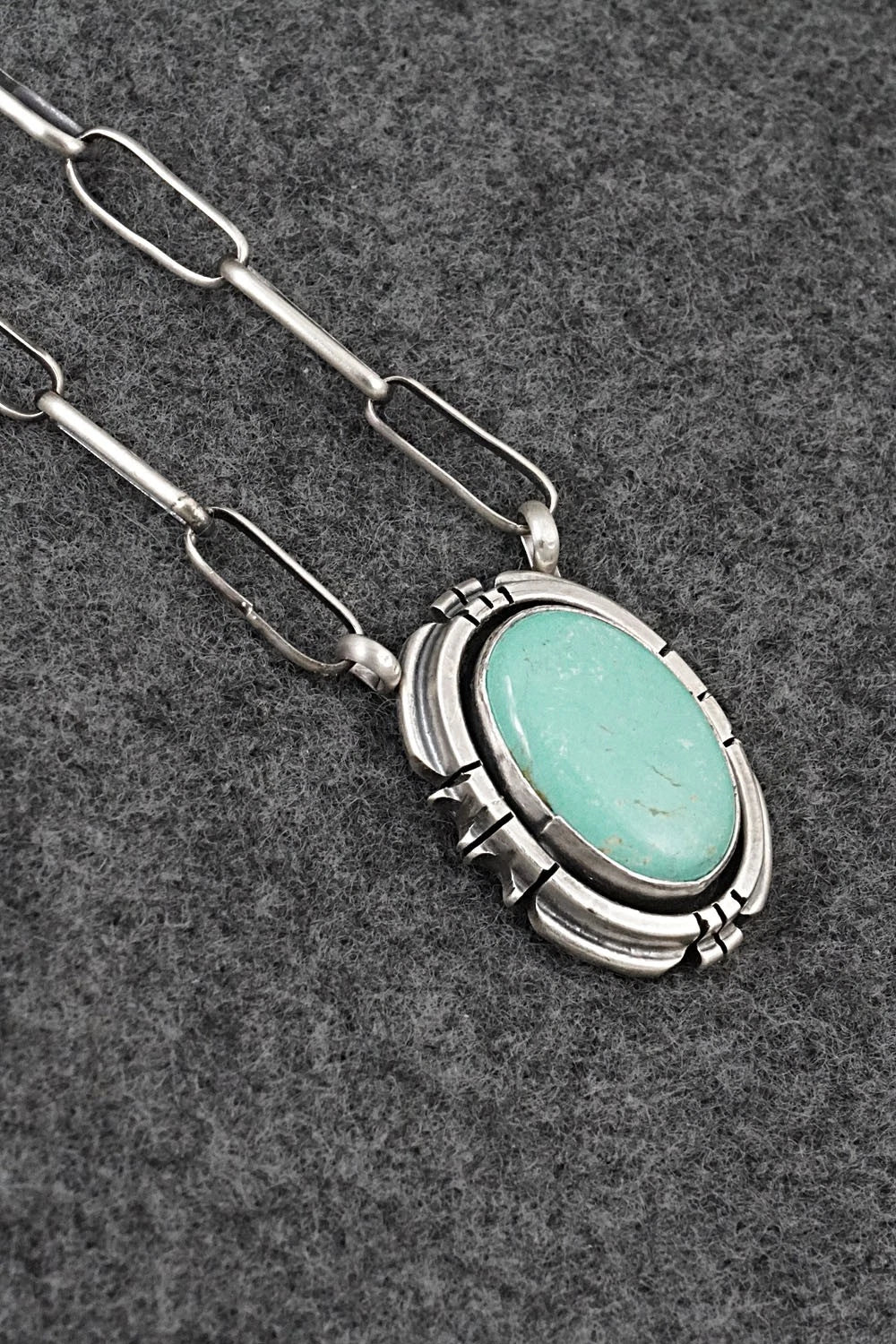 Turquoise & Sterling Silver Necklace - Daniel Benally