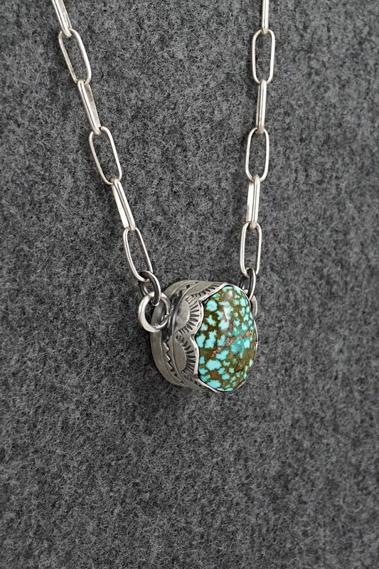 Turquoise & Sterling Silver Necklace - Randy Boyd