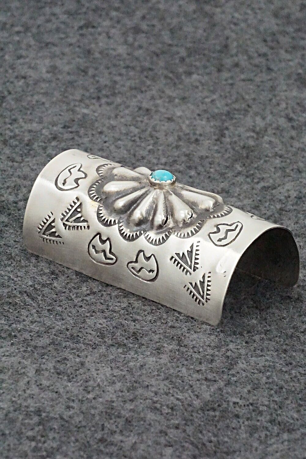 Turquoise & Sterling Silver Hair Pin - Arlene Soce