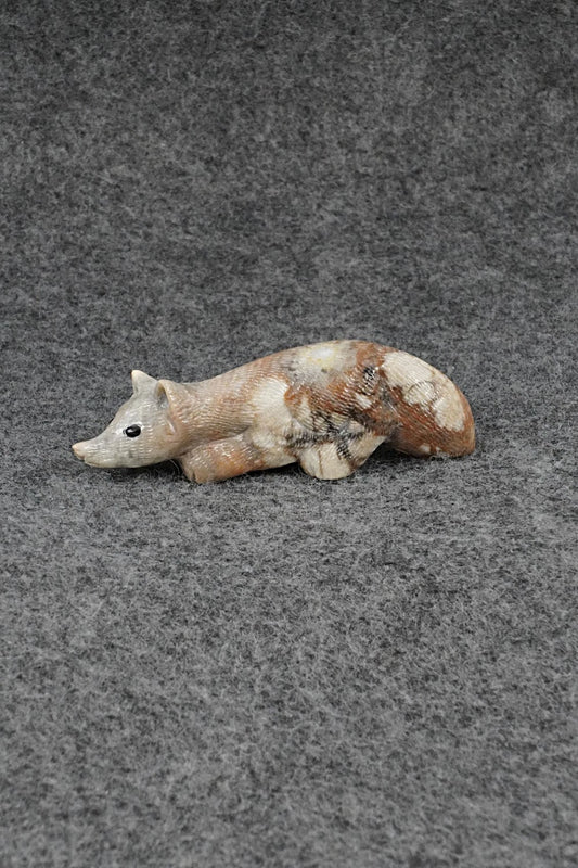 Wolf Zuni Fetish Carving - Randy Lucio