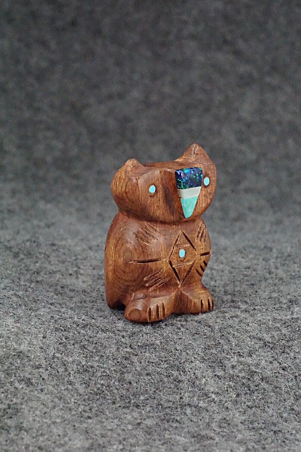 Owl Zuni Fetish Carving - Brandon Phillips
