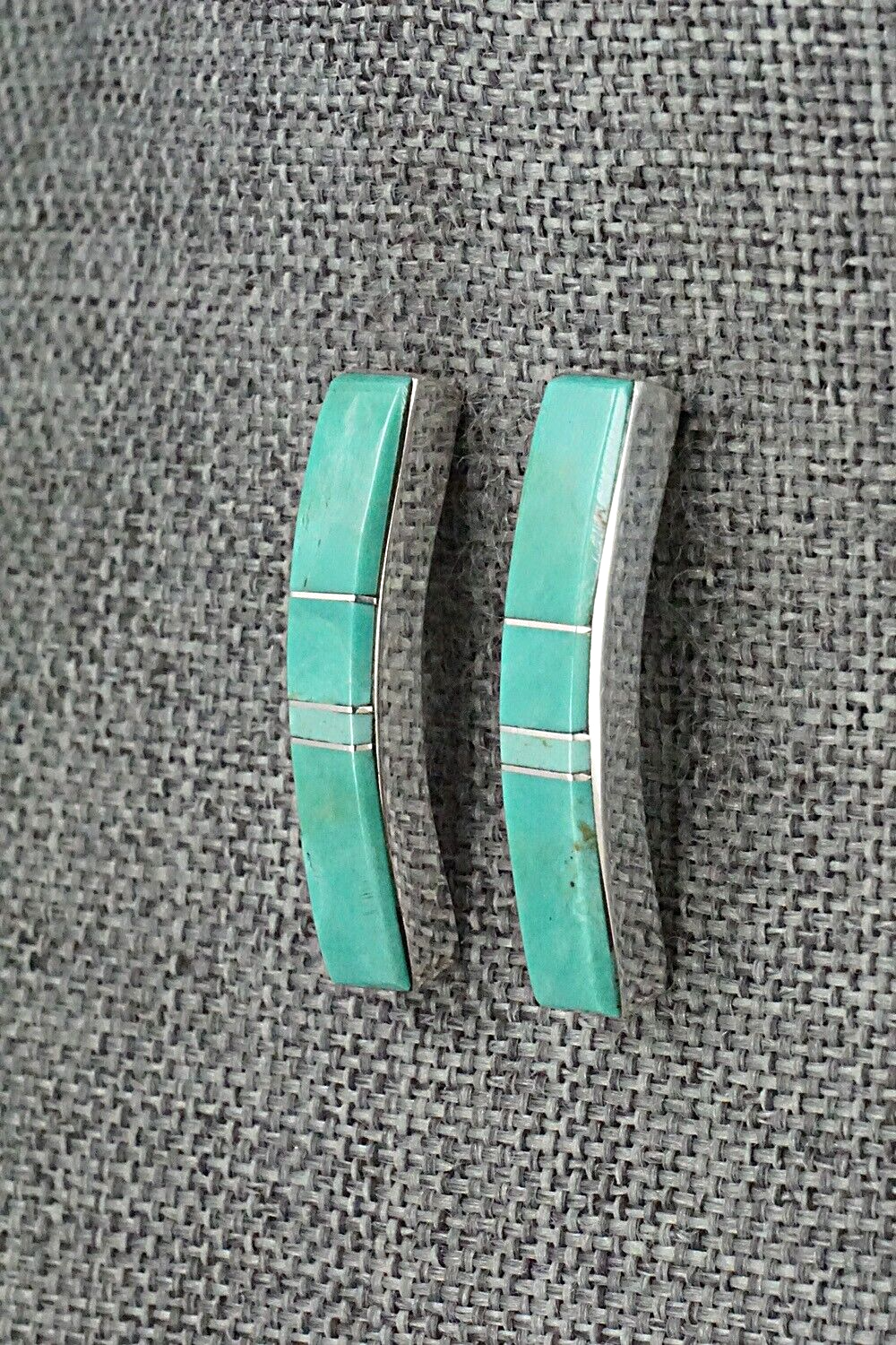 Turquoise & Sterling Silver Earrings - Marilyn Yazzie