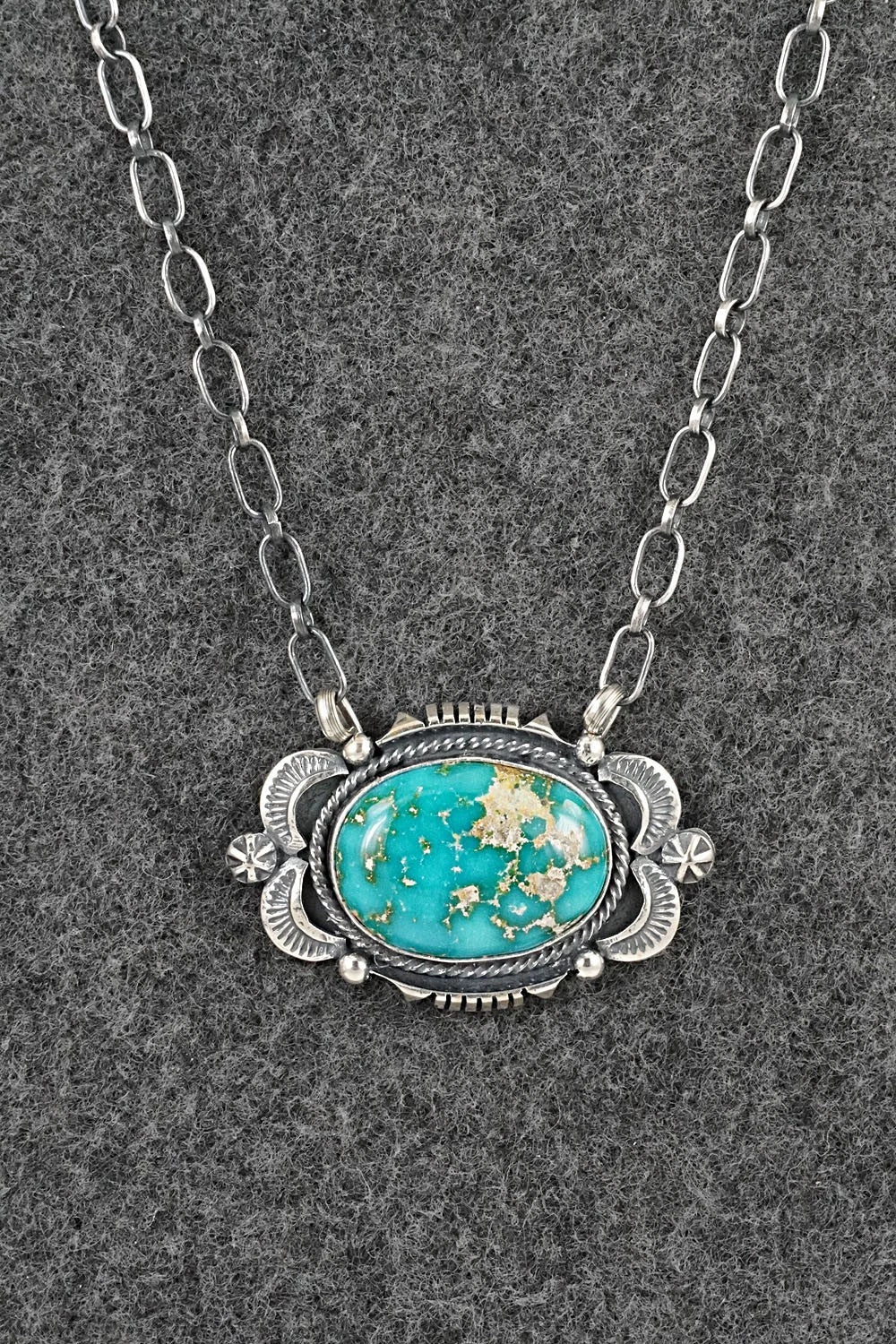 Turquoise & Sterling Silver Necklace - Daniel Benally