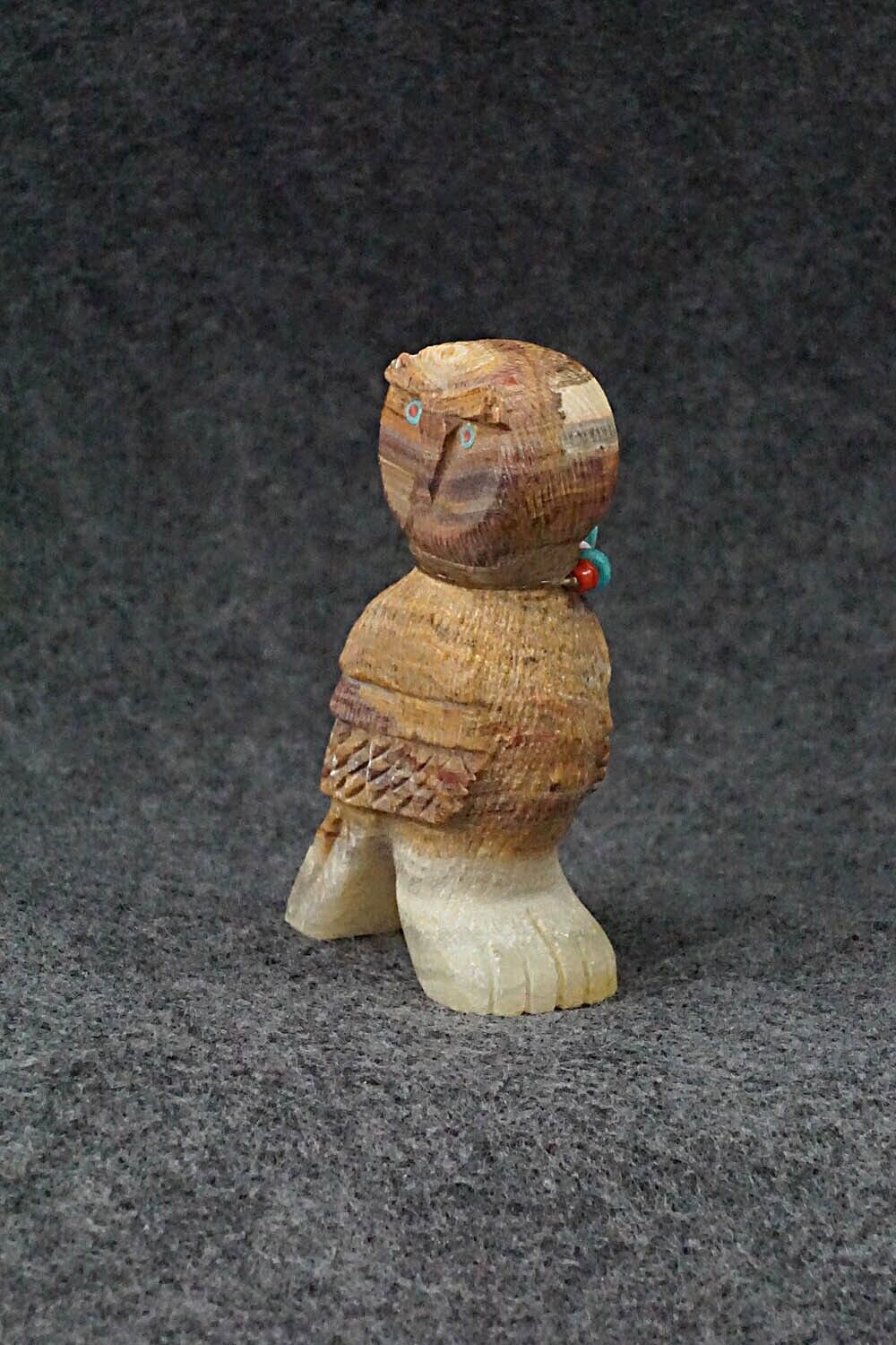 Owl Zuni Fetish Carving - Douglas Martza