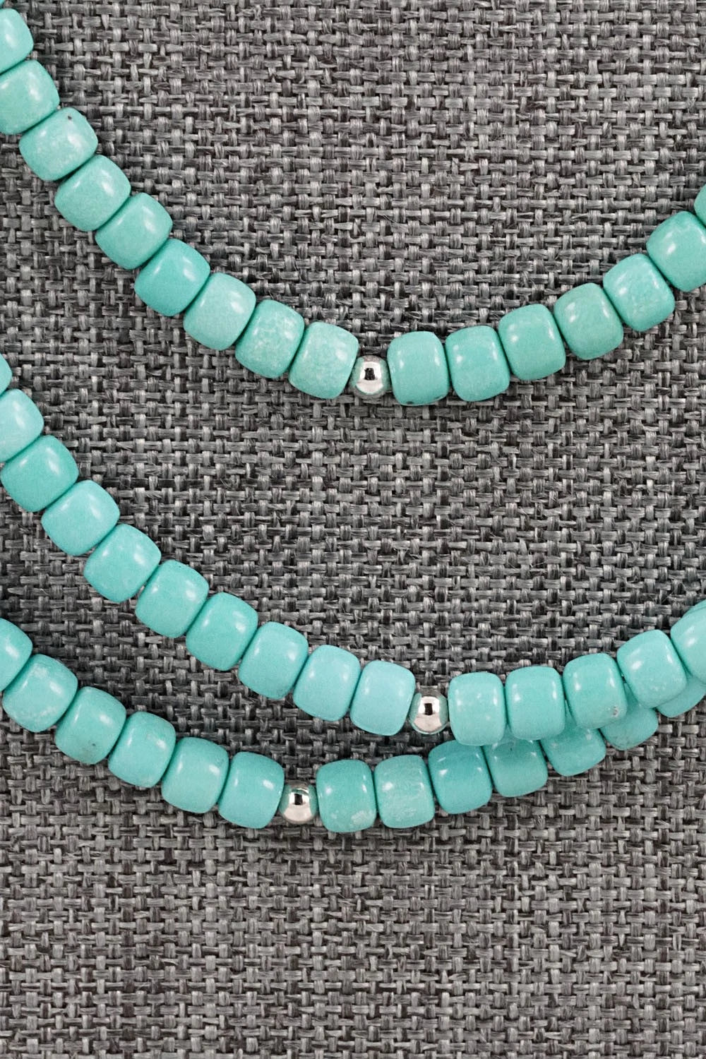 Turquoise & Sterling Silver Necklace Set - Erika Brown