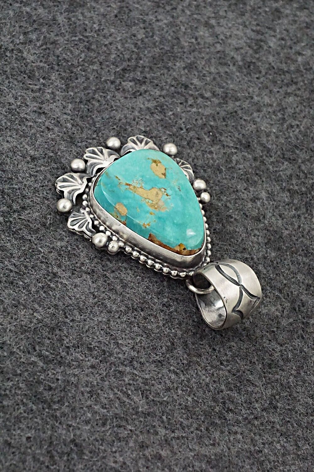 Turquoise & Sterling Silver Pendant - Randy Boyd