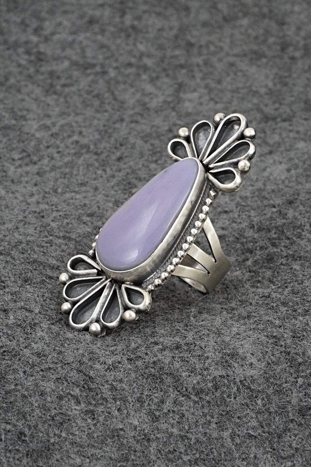 Morado & Sterling Silver Ring - Darrin Livingston - Size 8.5