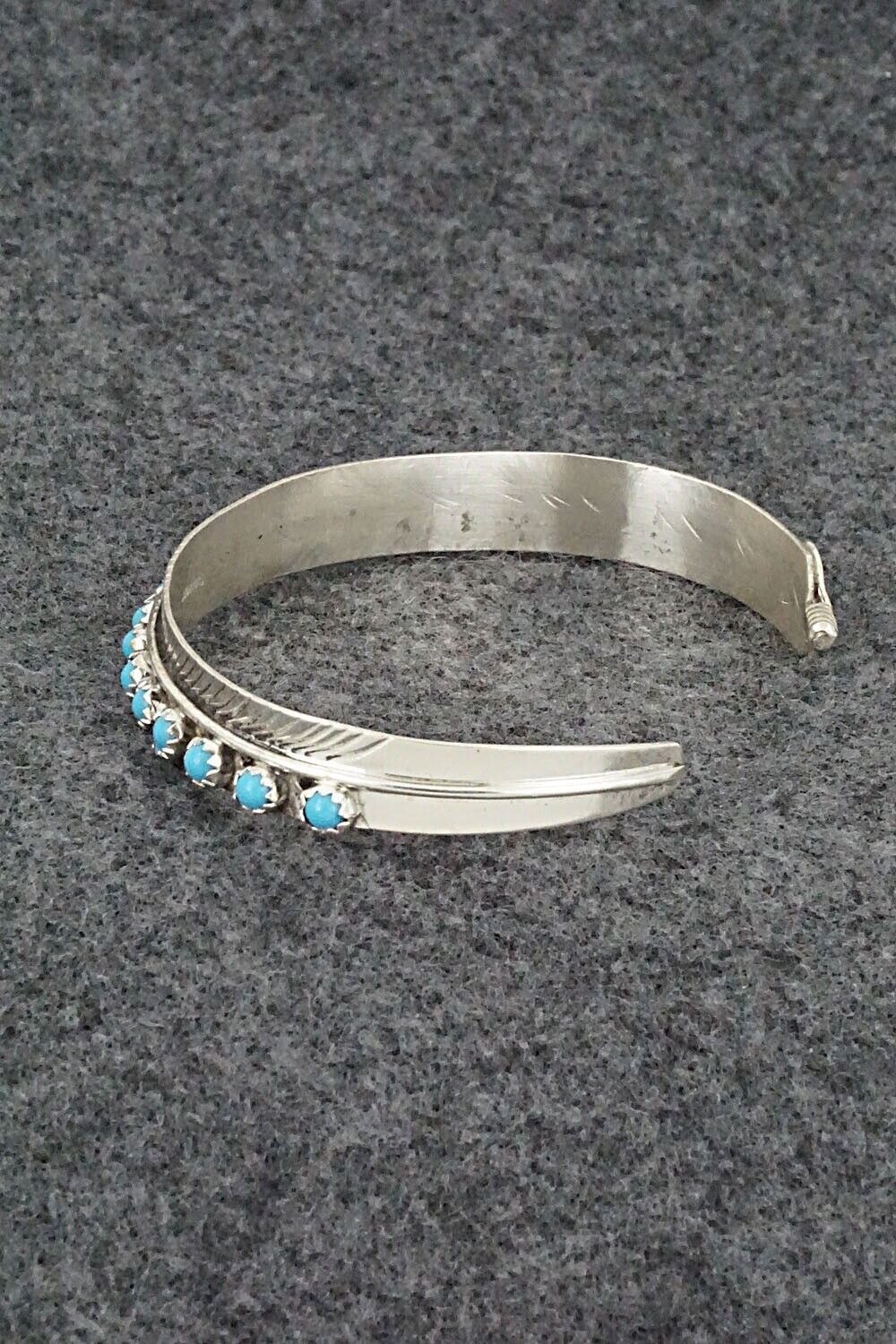 Turquoise and Sterling Silver Bracelet - Aaron Davis