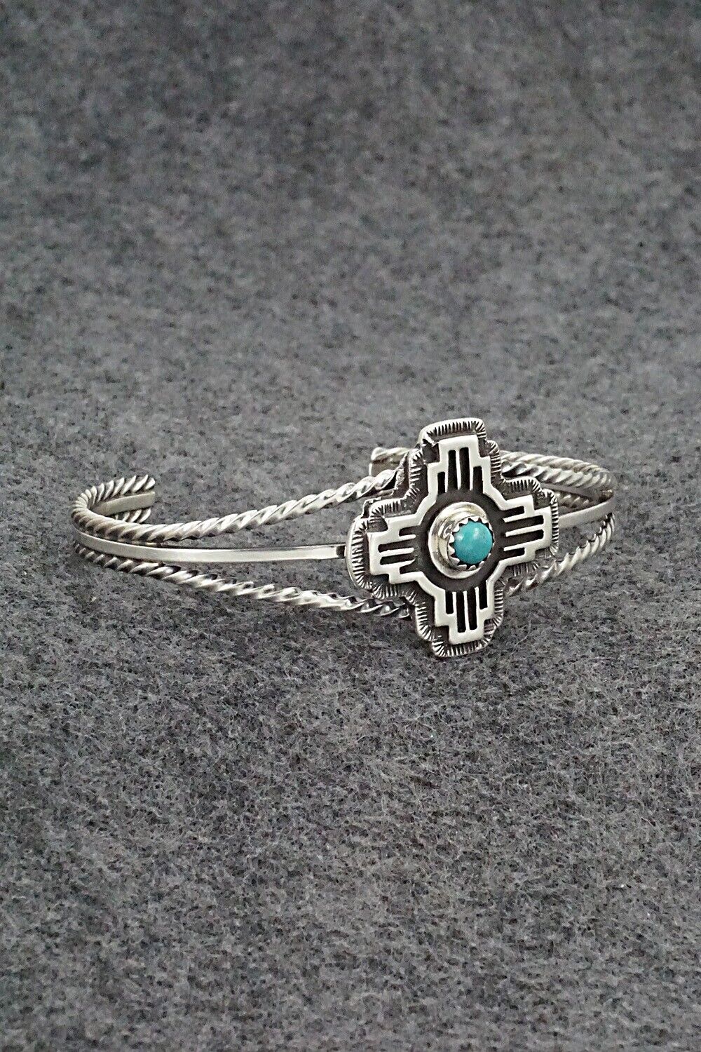 Turquoise & Sterling Silver Bracelet - Robertson Martinez