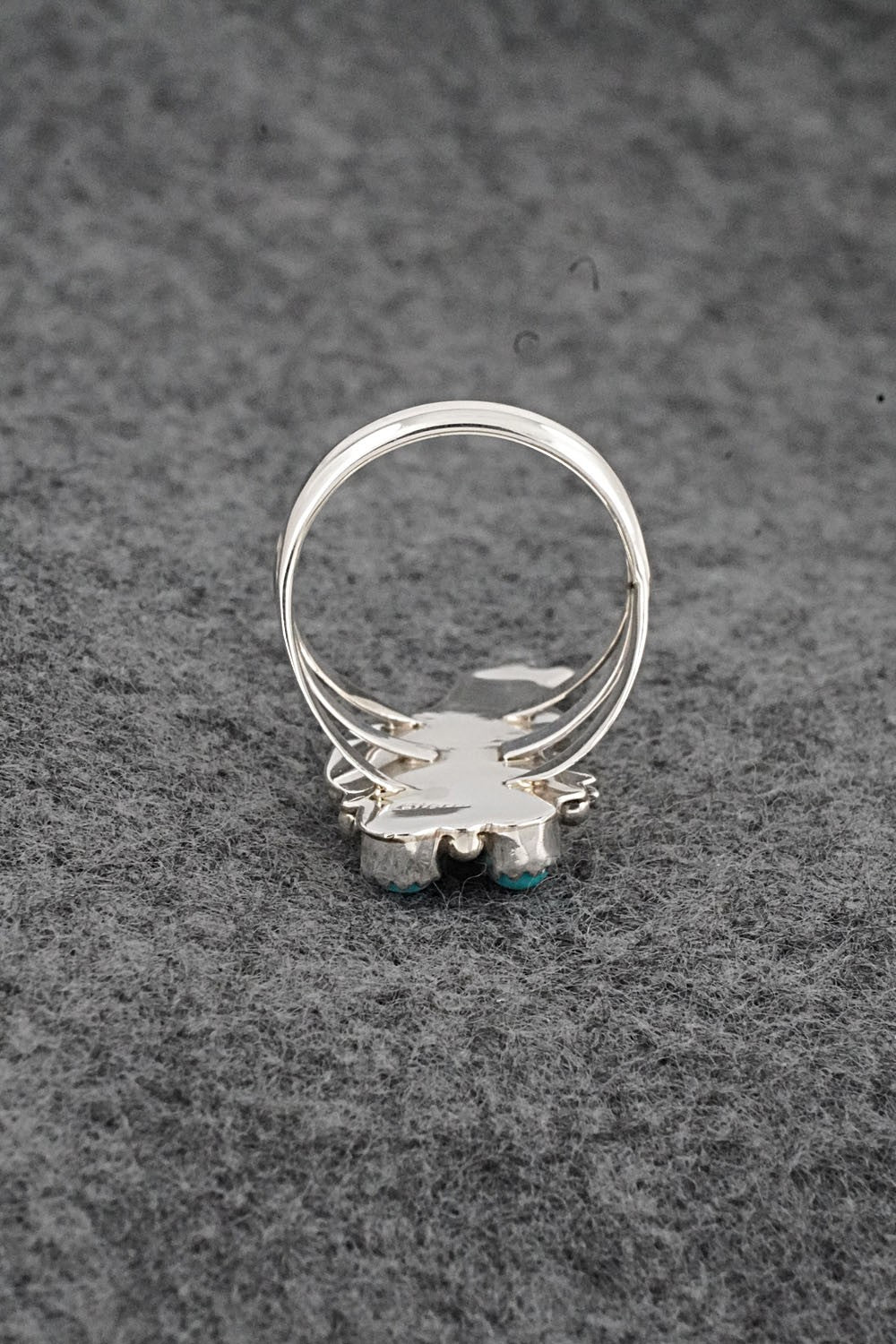 Turquoise & Sterling Silver Ring - Robert Martinez - Size 7.5