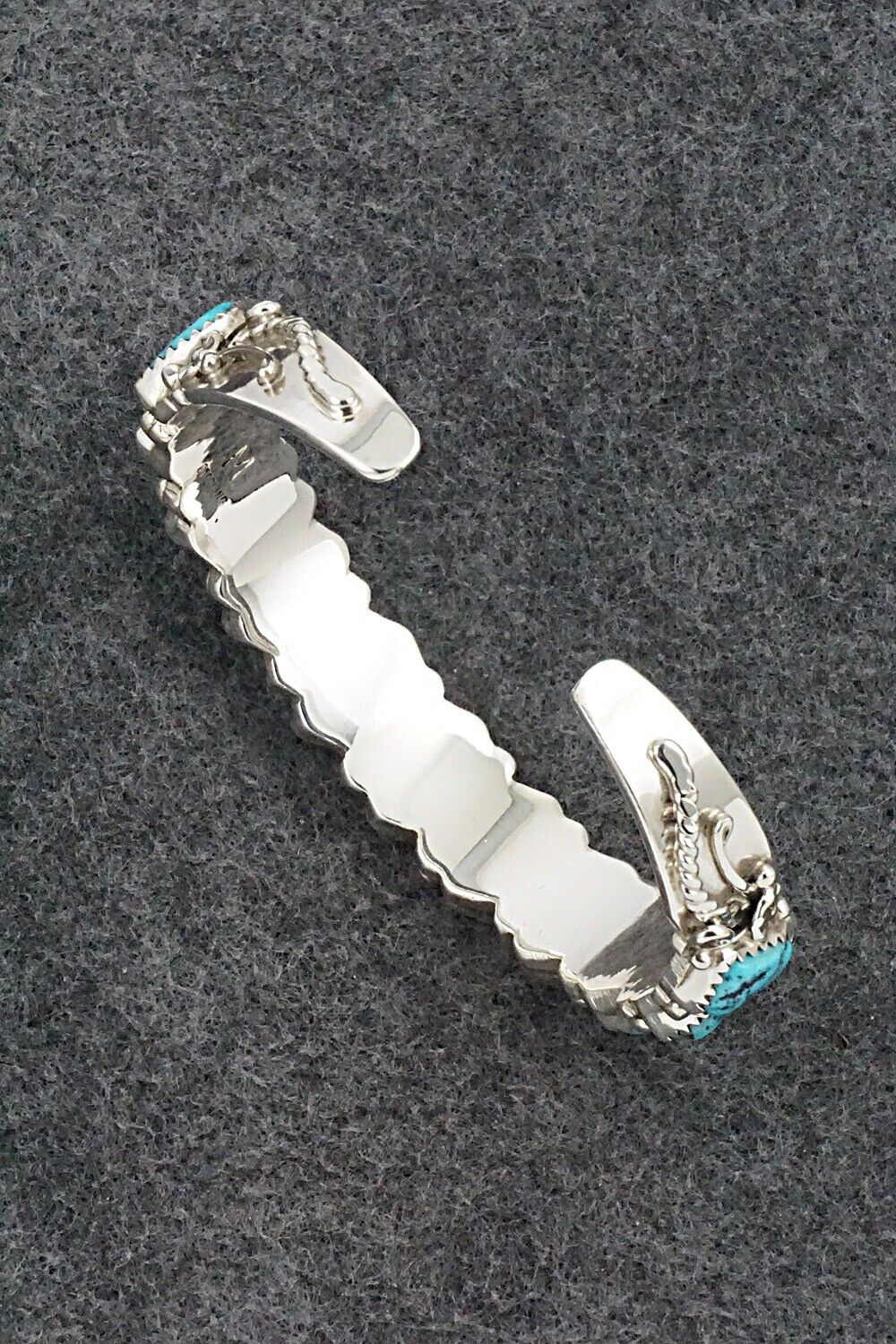 Turquoise & Sterling Silver Bracelet - Martin Muskett