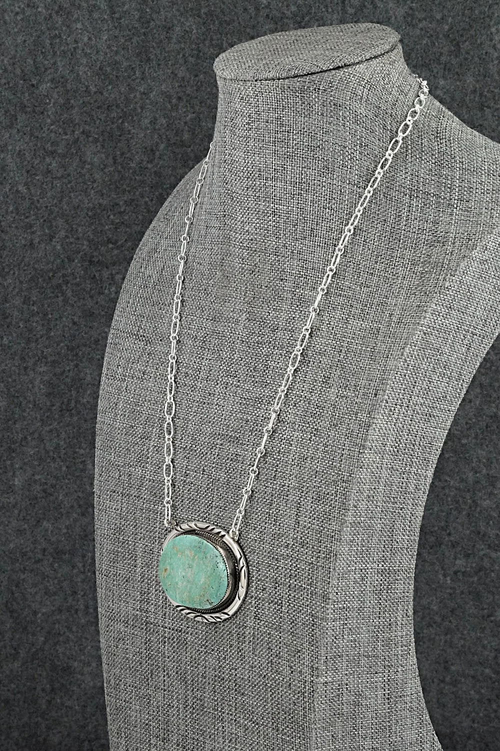 Turquoise & Sterling Silver Necklace - Dorothy Lee